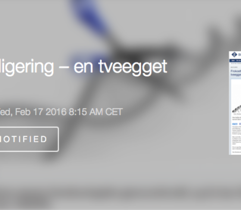 Se video: Genredigering – en tveegget saks?