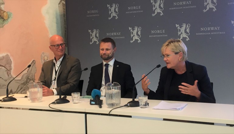 Bjørn Guldvog, Bent Høie og Kristin Halvorsen