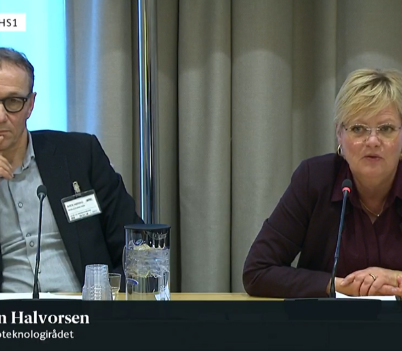 Bioteknologirådet i åpen høring i Stortinget om bioteknologiloven