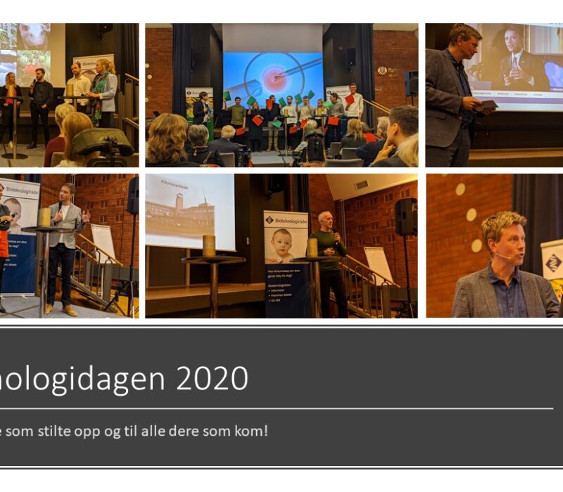Gikk du glipp av Bioteknologidagen 2020? Her er bilder og videoklipp